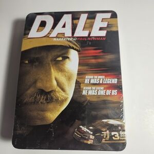 NASCAR Dale Earnhardt DALE "THE MOVIE" New Sealed  DVD Collectors Tin box  Set.